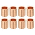 thumbnail image 1 of Uxcell Wire Rope Stop Sleeve, Copper Crimping Loops Sleeve Round Crimp Ferrules for Wire Rope and Cable 5/16"(8mm), 1 of 7
