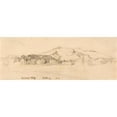 thumbnail image 3 of Cornelius Varley 14x8 Black Modern Framed Museum Art Print Titled - Muckross Abbey, Killarney (1808), 3 of 5