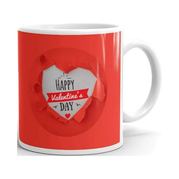 Happy Valentine's Day Coffee Tea Ceramic Mug Office Work Cup Gift 11oz