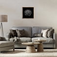thumbnail image 4 of Stupell Industries Art Deco Dark Carnation on Black Brown Floating Frame Canvas Art, 18 x 18, by Brian Carson, 4 of 8