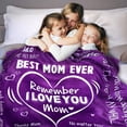 thumbnail image 4 of Gifts for Mom from Daughter Son, Mother''s Day, Christmas, Valentines Day, Birthday Gifts - Mom Gifts, Mother Gifts for Mom to be, First Mom, New Mom Gifts for Women - Throw Blanket 50x60, 4 of 6