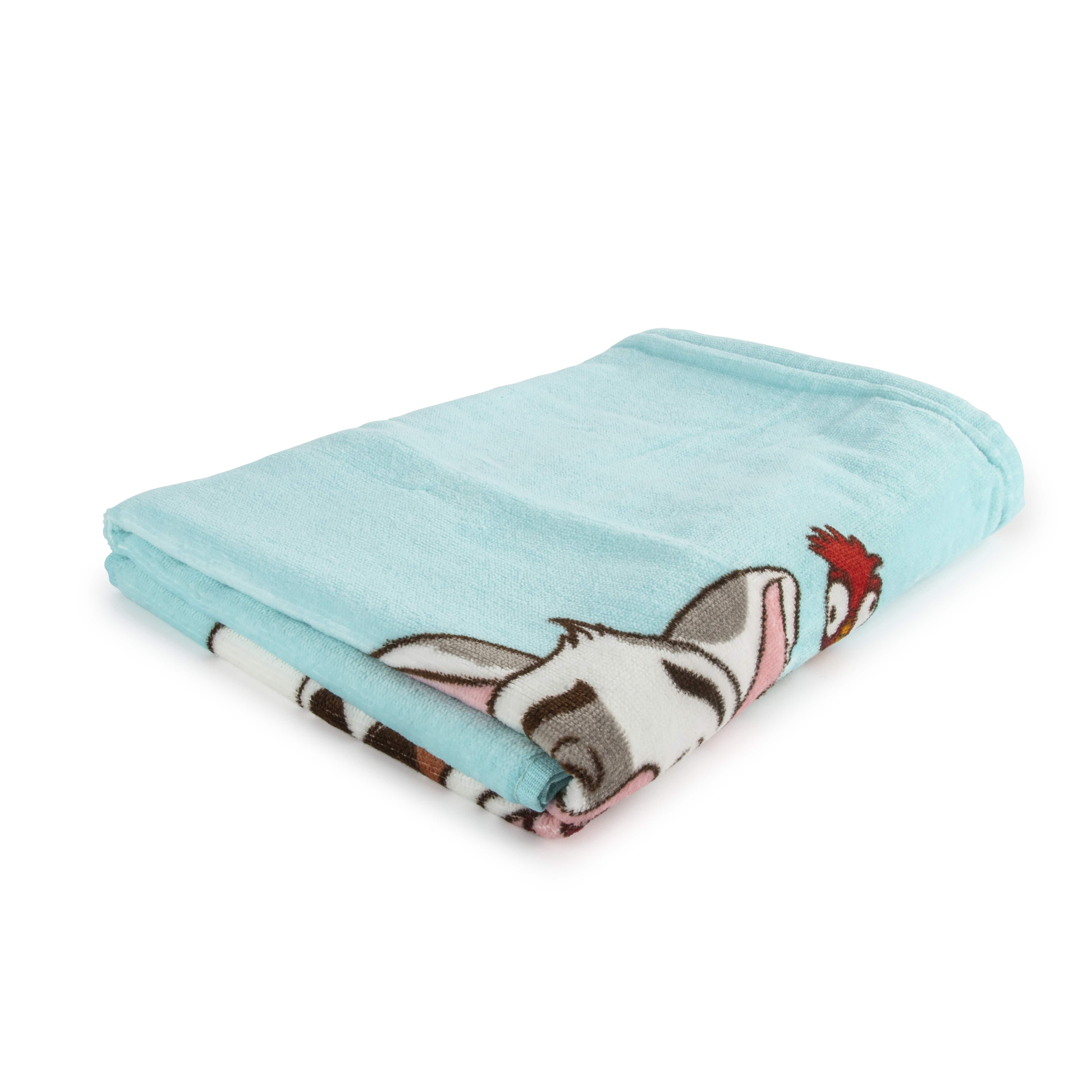 Moana Land and Sea 27" x 54" Kids Bath Towel, Cotton, Blue, Disney
