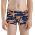 thumbnail image 5 of Yiaed Bowling Ball And Flame Print Boys' Boxer Briefs Cotton Casual Stretch Comfort Boys Boxers - Kids Boxer Briefs Underwear for Boys (6-18)-Large, 5 of 5