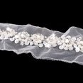 thumbnail image 3 of Perlas venecianas Lentejuelas de de imitación Cinta de encaje Recortar Costura Artesanal 1yd Soledad Lentejuelas cinta, 3 of 9