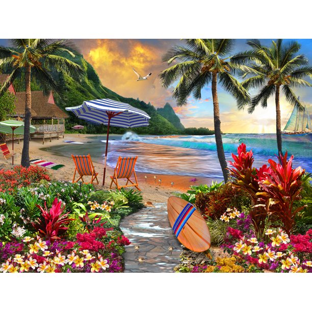 Hawaiian Life Jigsaw Puzzle 550 Piece