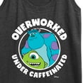 thumbnail image 3 of Monsters Inc. - Overworked Under Caffeinated - Women's Racerback Tank Top, 3 of 5