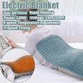 thumbnail image 3 of Electric Blanket Timing 6-Speed Soft Fabric Heating Pad Shawl Cover Leg Warming Winter Heating Pad ,Easy to Use, 3 of 7