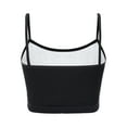 thumbnail image 5 of LiiYii Kids Girls Dance Crop Tops Sports Camisole Bras Yoga Training Bra Gymnastics Tank Tops Vest Black L, 5 of 7