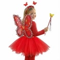thumbnail image 5 of Rggeeun Toddler Girls Dress With Play Pretend Performance Party Wear Colorful Tutu Dresses Soft Casual O-Neck Sundress, 5 of 5