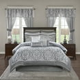 thumbnail image 2 of Home Essence Finley 24 Piece Room in a Bag, King, Grey, 2 of 13