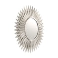 thumbnail image 2 of BRH-M524-SA Crystorama Lighting Broche - Mirror-24 Inch Tall and 24 Inch Wide-Antique Silver Finish, 2 of 7