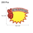 thumbnail image 2 of Uxcell 200pcs Retail Star Burst Signs 3.5"x2.8" para tienda, amarillo (Estilo 43), 2 of 6