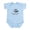 Sky Blue, variant on CafePress - Dad's Police Car Infant Bodysuit - Baby Light Bodysuit, Size Newborn - 24 Months