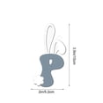 thumbnail image 3 of Adorno de carta de madera de conejo de Pascua - Decoración colorida colgante para fiestas de Pascua, pared, puertas y decoración del hogar, 3 of 6