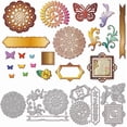 thumbnail image 1 of Troqueles de corte con patrón de encaje vintage, troqueles de metal para sellos postales, troqueles de papel para scrapbooking, creación de tarjetas y manualidades., 1 of 7