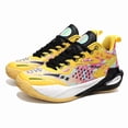 thumbnail image 5 of Bolognifi 2026 Fashion Casual Running Outdoor Sneakers Men's Shoes Training Sports Basketball - YELLOW_7, 5 of 6