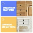 thumbnail image 3 of SHISUYAN 12Pcs Decorative Keyhole Insert Plates Oval Keyhole Covers for Vintage Dresser Drawers, 3 of 9