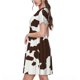 thumbnail image 2 of Disketp Brown Cow para Vestido de Manga Corta para Mujeres, Vestidos de Verano para Mujeres, Casual y Holgado para la Playa, 2 of 6