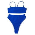 thumbnail image 3 of Bikini High Waisted Tummy Control Two Piece Swimsuit Sling Swimwear, 3 of 5