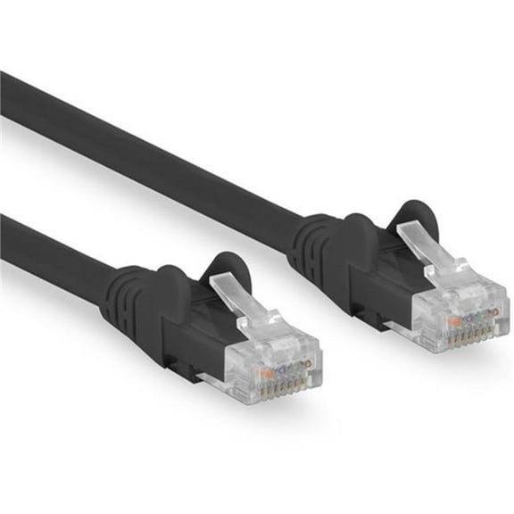 6 ft. CAT6 Black Snagless 100 Percent Copper UL Rated Ethernet Cable