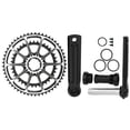 thumbnail image 4 of Mountain bike crank crankset mountain bike crank integrated chainring mountain bike crankset bike hollow integrated crank MTB Bike Crankset Hollow Integrated Double Chainrings ANGGREK Otros, 4 of 8