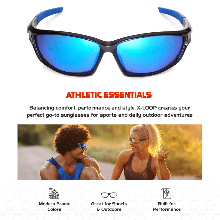 Sport Wrap Around Polarized Sunglasses for Men Women Running  display picture 2