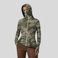 thumbnail image 5 of GEWSEY Womens UPF 50+ Sun Hoodie with Face Mask UV Protection Zip Up Lightweight Breathable SPF Shirt with Pocket Thumb Hole (Bronze, L), 5 of 5