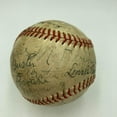 thumbnail image 5 of RARE 1940 New York Black Yankees Negro League Team Signed Baseball PSA DNA COA, 5 of 11
