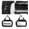 thumbnail image 3 of 1 Pc Bolsa de Maquillaje Grande Conveniente para Vacaciones, Camping y Viajes de Negocios Color Negro-M, 3 of 4