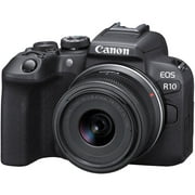 Canon EOS R10 Mirrorless Camera 5331C002 Sony 64GB TOUGH SD Card Bag Charger LPE17 Battery Card Reader Corel Photo Software HDMI Cable Flex Tripod Hand Strap International Model