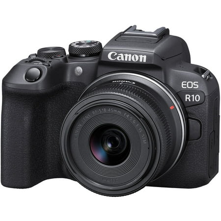 Canon EOS R10 Mirrorless Camera with RF-S 18-45mm f/4.5-6.3 IS STM Lens (International Version)
