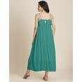thumbnail image 4 of Moomaya Chic Frill Summer Dress For Women, Strappy Solid Maxi, Vacation Dress, 4 of 8