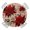 Beige, variant on Christmas Gnomes Round Tablecloth for 45-54 Inch Tables,Fitted Table Cover with Elastic Edge,Red Joy Pine Branches Cardinal Birds Waterproof Outdoor Table Cloth Protector for Patio Garden Dinner