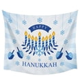 thumbnail image 1 of Tapiz Colgante De Pared De Poliéster, Decoración Del Hogar De Hanukkah, Tapiz Impreso Único Para El Hogar Para Dormitorio, Sala De Estar, Regalo De Fiesta Cateissary HA027037-05, 1 of 6