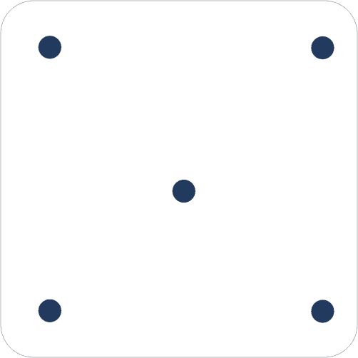 Navy Polka Dot Print