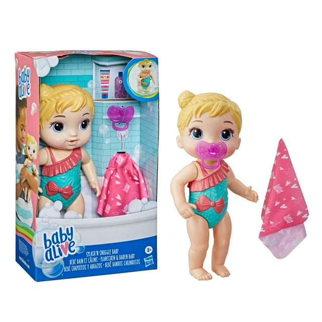 Muñeca Baby Alive Splash 'n Snuggle para jugar en el agua