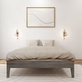 thumbnail image 2 of Plank+Beam Full Size Bed Frame, Solid Wood Adults Platform Bed, No Box Spring Needed, 2 of 10