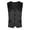 Black, variant on Men's Vintage Gothic Vest Sleeveless V-neck Button Up Suit Vest Slim Fit Steampunk Waistcoat