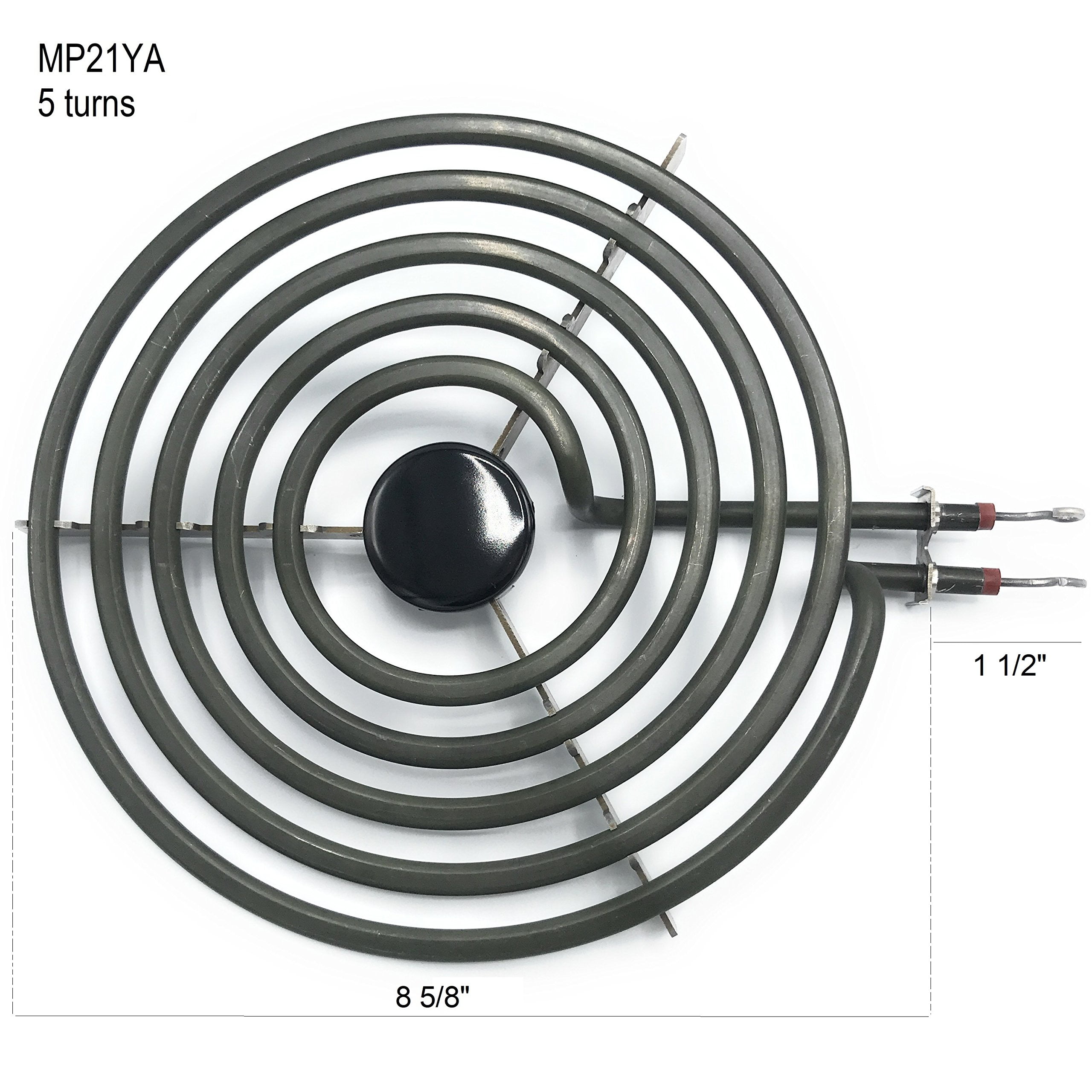 MP15YA 6 Electric Range Burner Element & 8 MP21YA Electric Stove Burner Replacement for Hard-wick & Ken-more & May-tag & Nor-ge & Whirlpool Electric Range Stove Fit MP22YA Range Stove Burner 