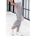 thumbnail image 3 of Pantalones PRETTYGARDEN 2025 de tiro alto tobilleros gris L, 3 of 9