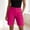 Hot Pink, variant on BUIGTTKLOP Women's Lightweight Hiking Cargo Shorts for Running Athletic Camping Travel Golf with Pockets