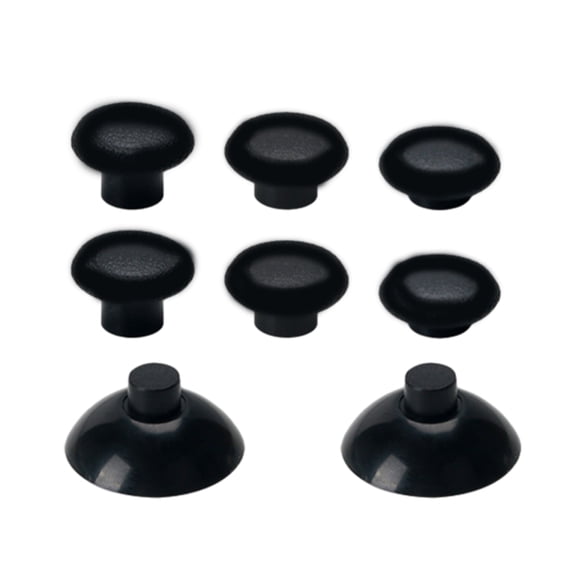 8-in-1 Black 3D Joystick Caps Adjustable Ergonomic Thumbstick for P5 Controller