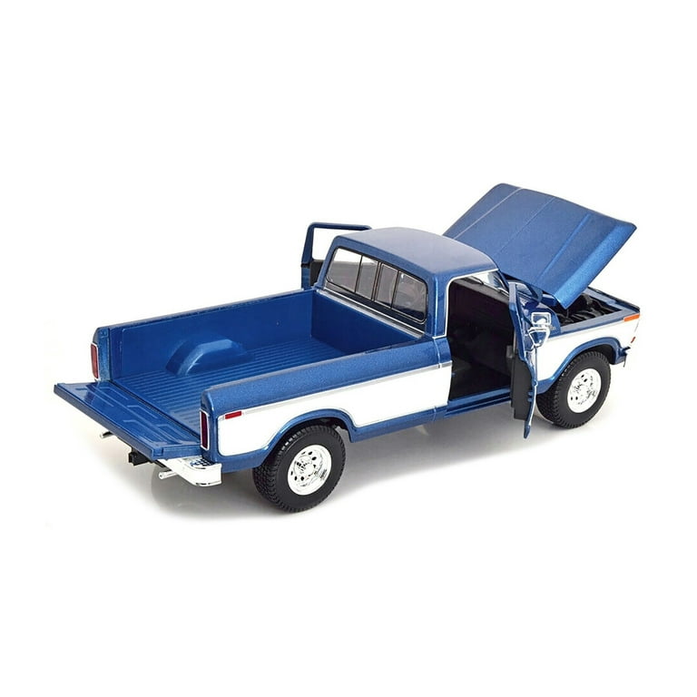 Maisto 1979 Ford F150 Pickup Truck Blue and White 1:18