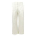 thumbnail image 4 of BRDFRL Curvachic Jeans, Oprah's Favorite Jeans, Tummy Control Cropped Wide Leg Jeans, Tummy Control Sailor Wide Leg Trouser White 3XL, 4 of 7