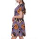 thumbnail image 2 of Balery Vintage Halloween Black Cat Vestidos sueltos de manga corta para mujer, vestidos de verano 2025, vestidos casuales de corte A con vuelo., 2 of 6