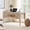 Beige, variant on WAMAPT Farmhouse Executive Desk with 5 Drawers, Home Office Desk with Charging Station, Wooden Computer Desk with File Cabinet Storage, Door, Open Shelf for Work and Study, White, 56 inch