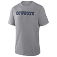 thumbnail image 2 of Men's Fanatics Heather Gray Dallas Cowboys Pass Rush Tri-Blend T-Shirt, 2 of 7