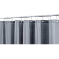 thumbnail image 4 of Waterproof Fabric Shower Curtain Liner - Soft & Light-Weight Polyester Cloth Shower Liner, Hotel Quality & Machine Washable - Standard Size 71x71, White, 4 of 6