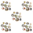 thumbnail image 2 of Transemion 9pcs Add Touch Of Elegance To Space With Self-Adhesive Round Mirrors Wide 5Set, 2 of 6