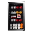 thumbnail image 3 of Réfrigérateur à boissons Frigidaire 115 canettes/34 bouteilles, mini-réfrigérateur à porte vitrée de 3,4 pi³, acier inoxydable, 3 of 8